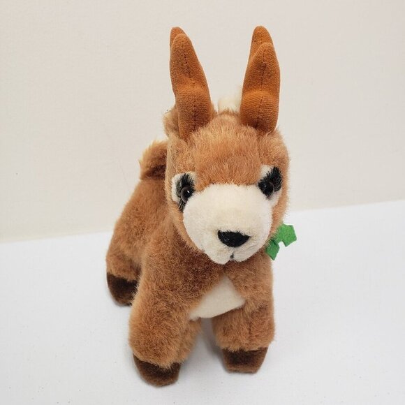 Russ Berrie Starlight Reindeer Eyelashes Christmas Holiday Vintage Korea Plush - Picture 1 of 14